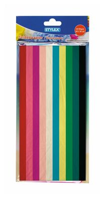 Seidenpapier / Größe: 50 x 70 cm / 20 Stück / 10 verschiedene Farben