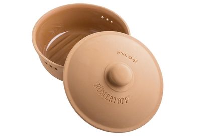 Römertopf Brot - Frische-Topf rund terracotta