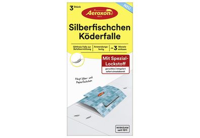 Aeroxon Silberfischchen KÃ¶derfalle 3er Pack 112962
