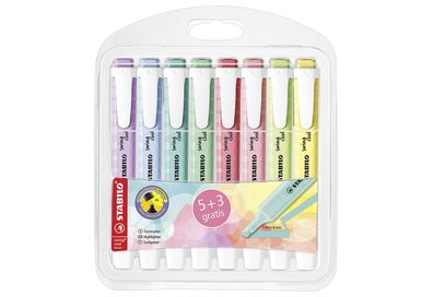 Stabilo Textmarker 'swing cool' 5 + 3 Promo-Etui 666167