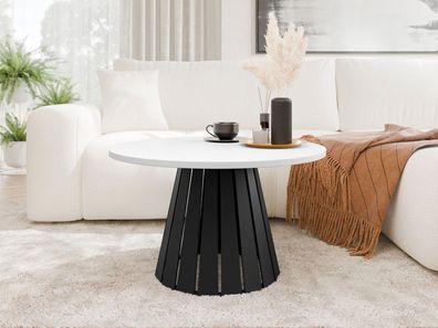 Couchtisch Circolo Stilvoll Metallsockel Modern Wohnzimmer