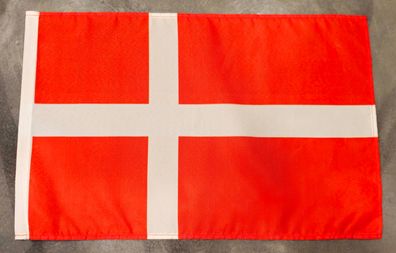 Fahne Flagge Dänemark Dannebrog - Stockfahne - 30 x 45 cm