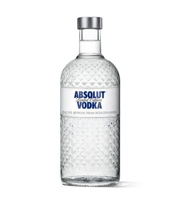Absolut Vodka Glimmer NC 0,7L %40 - Limited Edition Kristall Flasche Wodka - 2010