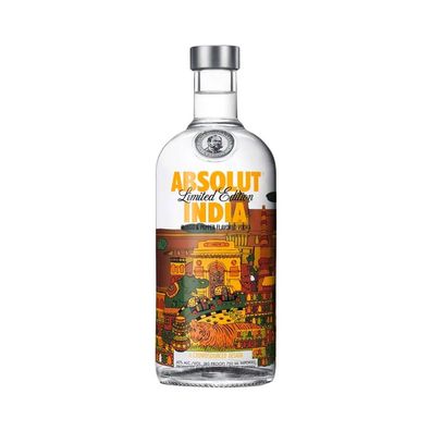 Absolut Vodka India V1 0,75L - Limited Edition - Sammlerflasche Wodka - 2015
