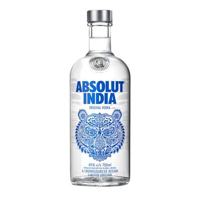 Absolut Vodka India V2 0,75L - Limited Edition - Sammlerflasche Wodka - 2018