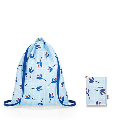 reisenthel mini maxi sacpack AU, leaves blue, Unisex