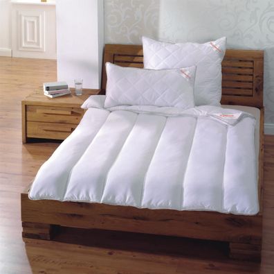 Bettenset Steppbett 135x200cm Mikrofaser Kopfkissen Bettdecke waschbar
