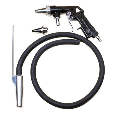 BGS Sandstrahlpistole Sandstrahler mit Ansaugschlauch Druckluft Pistole (1/4")