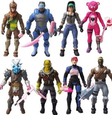 8x Set Fortnite Kampf Royale Saison 8 Actionfigur Geschenk Geburtstag Figur Spie