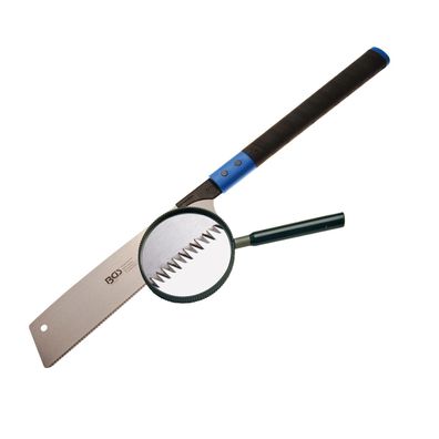 BGS Japansäge Feinschnitt Zugsäge Handsäge Sägeblatt 265 mm Gesamtlänge 590 mm