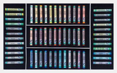 Van Gogh Set weiche Pastellfarben mit 60 Farben, Set Stadtszenen