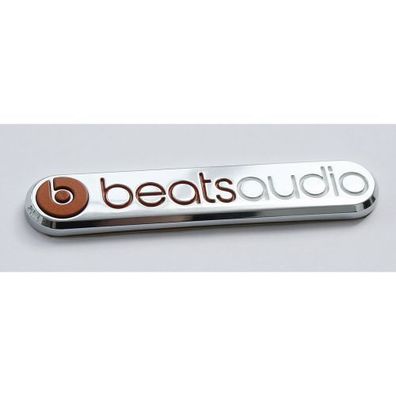 Original Seat BEATS Schriftzug Heckklappe Emblem Logo chrom orange