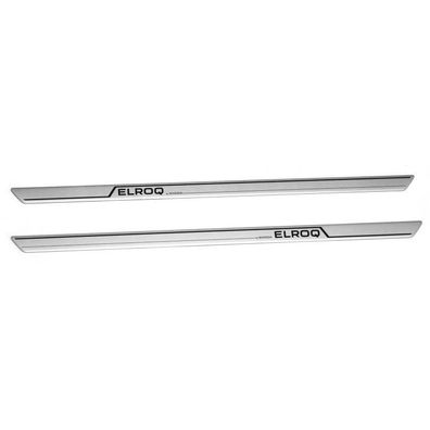 Original Skoda Elroq Einstiegsleisten Türschweller vorn Aluminium silber 5LJ071303