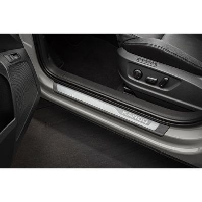 Original Skoda Karoq Einstiegsleisten Türleisten Aluminium Zierleisten 57A071303