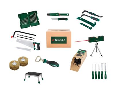 Parkside Bundle 2 Werkzeug Heimwerker Handwerk Box Set