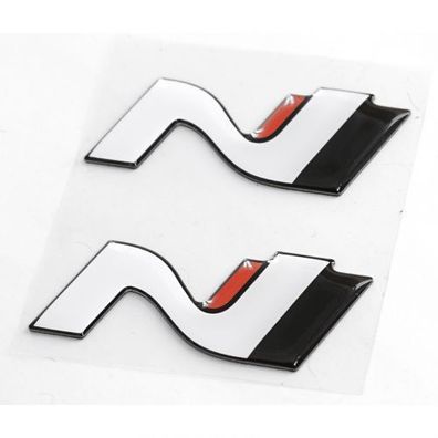 Original Hyundai Kona N-Logo Batch Emblem Set 2-teilig Schriftzug 9999Z057168