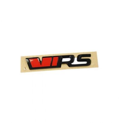 Original Skoda Octavia VRS Schriftzug schwarz Tuning Aufkleber Emblem Logo
