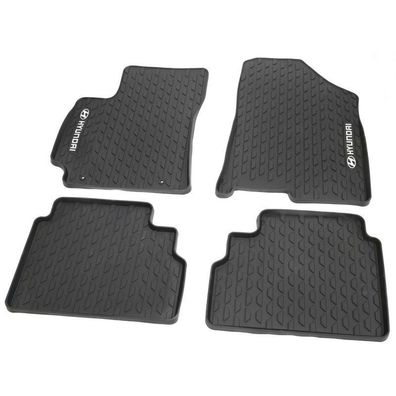 Original Hyundai Kona (SX2) HEV Gummi Fußmatten Allwettermatten DF131ADE00
