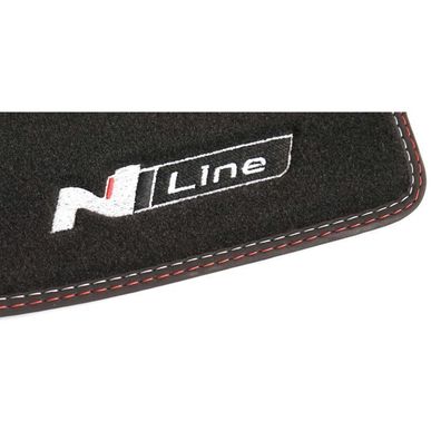 Original Hyundai Kona N-Line (SX2) Fußmatten Premium 4x Textilfußmatten BE143ADE00NL