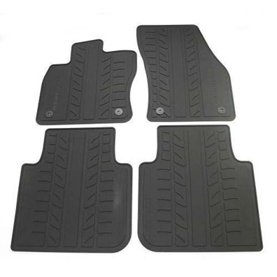 Original Seat Tarraco Gummi Fußmatten 4x Gummimatten Allwettermatten schwarz