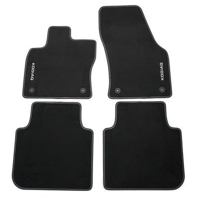 Original Skoda Kodiaq Prestige Textil Fußmatten Stoffmatten Velours 566061270B