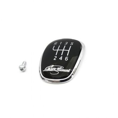 Original Skoda L&K Plakette Schaltknauf 6-Gang Schaltgetriebe Blende Clip