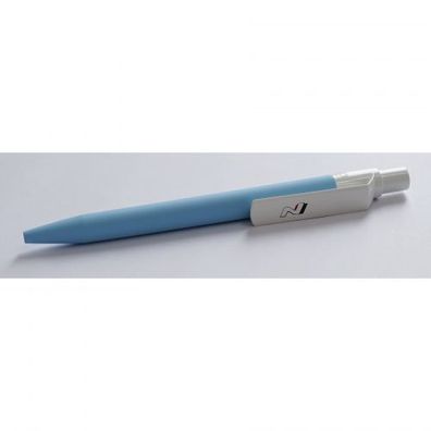 Original Hyundai Kugelschreiber N-Logo Kuli Stift Softtouch blau HMD00431