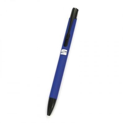 Original Seat Kugelschreiber Softtouch Stift Logo blau Accessoires 6H2087210KAJ