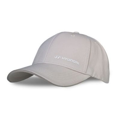 Original Hyundai Basecap Cap Kappe Baseballkappe Mütze beige/ weiß HMD00552