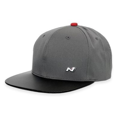 Original Hyundai N Snapback Cap Kappe Mütze Basecap grau Carbon-Optik HMD00583