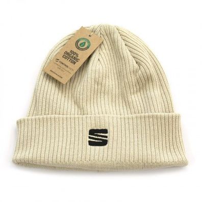 Original Seat Strickmütze Mütze Beanie Baumwolle beige 6H1084308KAI