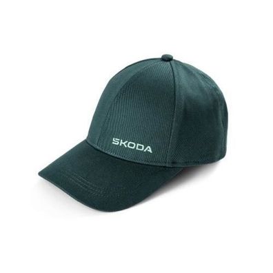 Original Skoda Baseballcap Basecap Baseballkappe Mütze Cap Kappe grün 000084300BC549