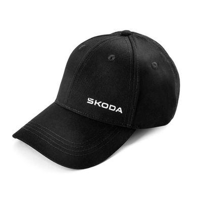 Original Skoda Baseballcap Basecap Baseballkappe Mütze Cap schwarz 6U0084300D041