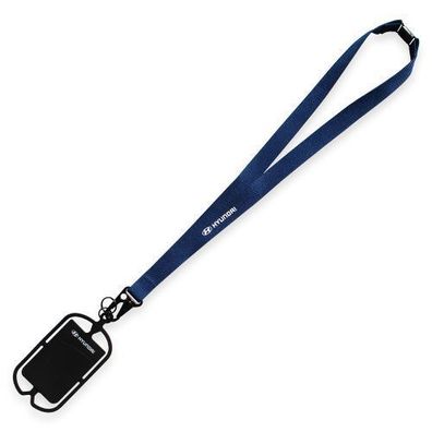 Original Hyundai Lanyard Schlüsselband Logo blau HMD00550