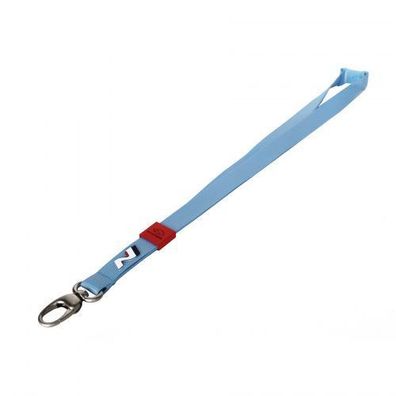 Original Hyundai N Lanyard Logodruck Edelstahlbutton Schlüsselband blau HMD00491