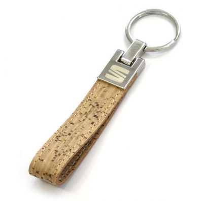 Original Seat Schlüsselanhänger Kork Anhänger Schlüsselring Keyring 6H1087013KAI