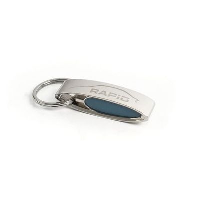 Original Skoda Rapid Schlüsselanhänger Keyring Metall Anhänger MVF28-100