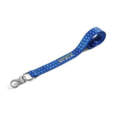 Original Skoda Scala Lanyard Schlüsselband Schlüsselanhänger blau 657087610
