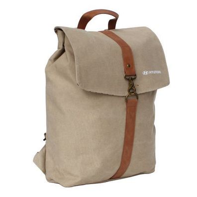 Original Hyundai Rucksack Schulterrucksack Backpack beige HMD00564