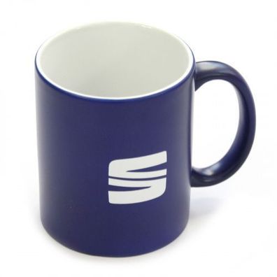 Original Seat Tasse blau Kaffeetasse Keramiktasse Becher 6H1069601KAJ