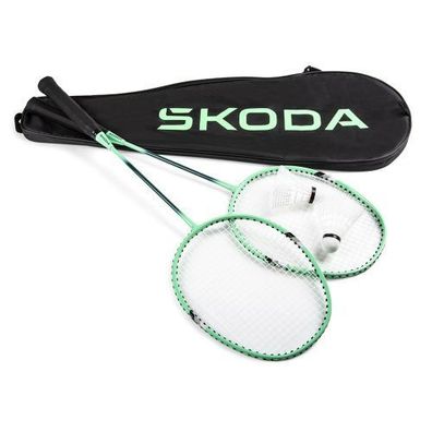 Original Skoda Badminton Spiel Federball Schläger 6U0050540