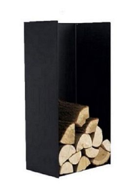 Metallregal für Kaminholz und Briketts, Feuerholzregal, Holzregal