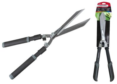 Profi Heckenschere Strauch Buchsbaum Hand Schere Gerade Wellenschliff Klinge