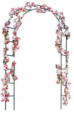 Rosenbogen Torbogen Für Kletterpflanzen Rosen Rankhilfe Beschichtet Stahl 240cm