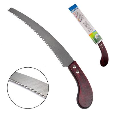 Astsäge Gebogen Gartensäge Hand Baum Frische Äste Stahl Säge Holz Griff 310mm