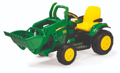 Peg Perego John Deere Ground Loader Elektro Traktor + Frontlader 12 V für Kinder ab 3