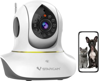 Vstarcam Überwachungskamera 3MP Haustier Nachtsicht, Sound Motion, aby Überwachungs