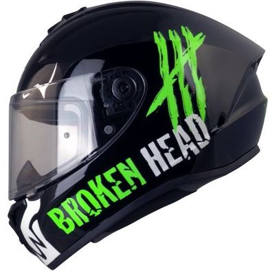 Broken Head Adrenalin Therapy 4X Schwarz-Neon-Grün Ltd. Edition Glanz