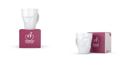 Fiftyeight Henkelbecher-Set 2-tlg. 350 ml Nr 004 weiß Kaffeebecher Mug