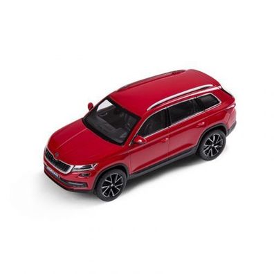 Original Skoda Kodiaq Modellauto 1:43 Miniatur Velvet-Rot Metallic 565099300F3P